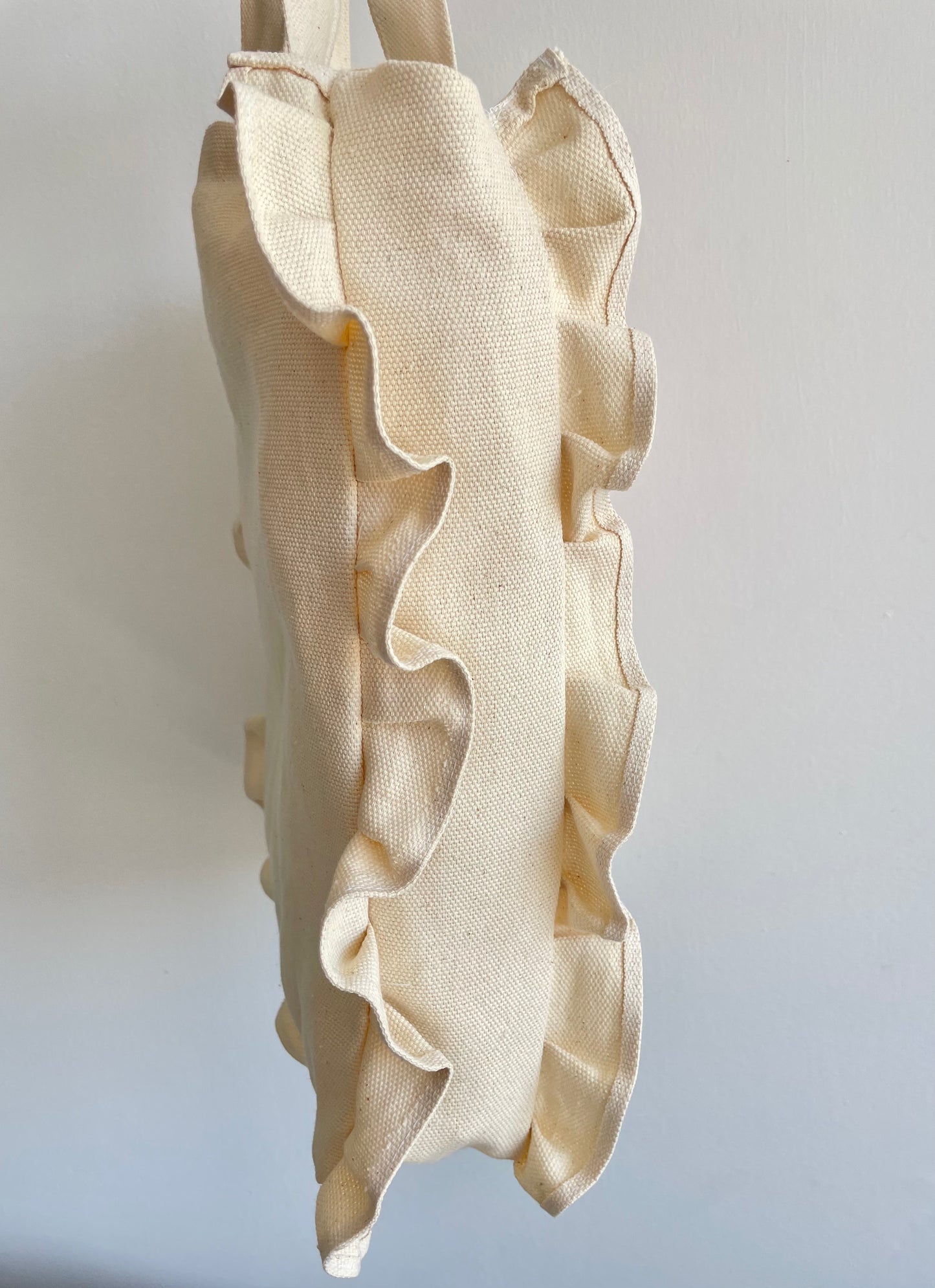 Ruffled Tote Bag