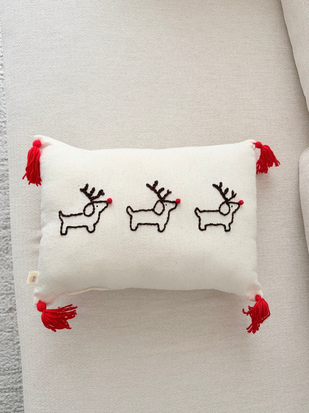 Cojín Perritos Navidad