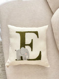 Cojin Letra Elefante
