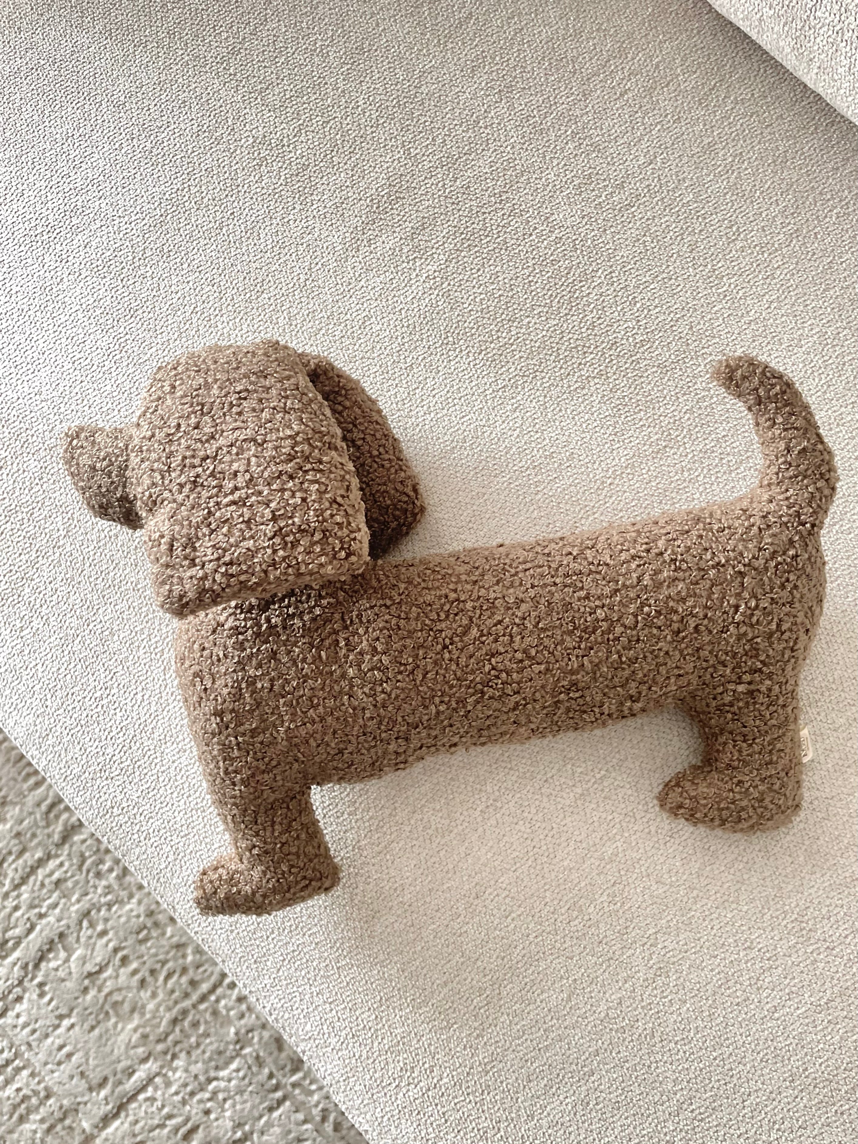 Cojín Perrito Café
