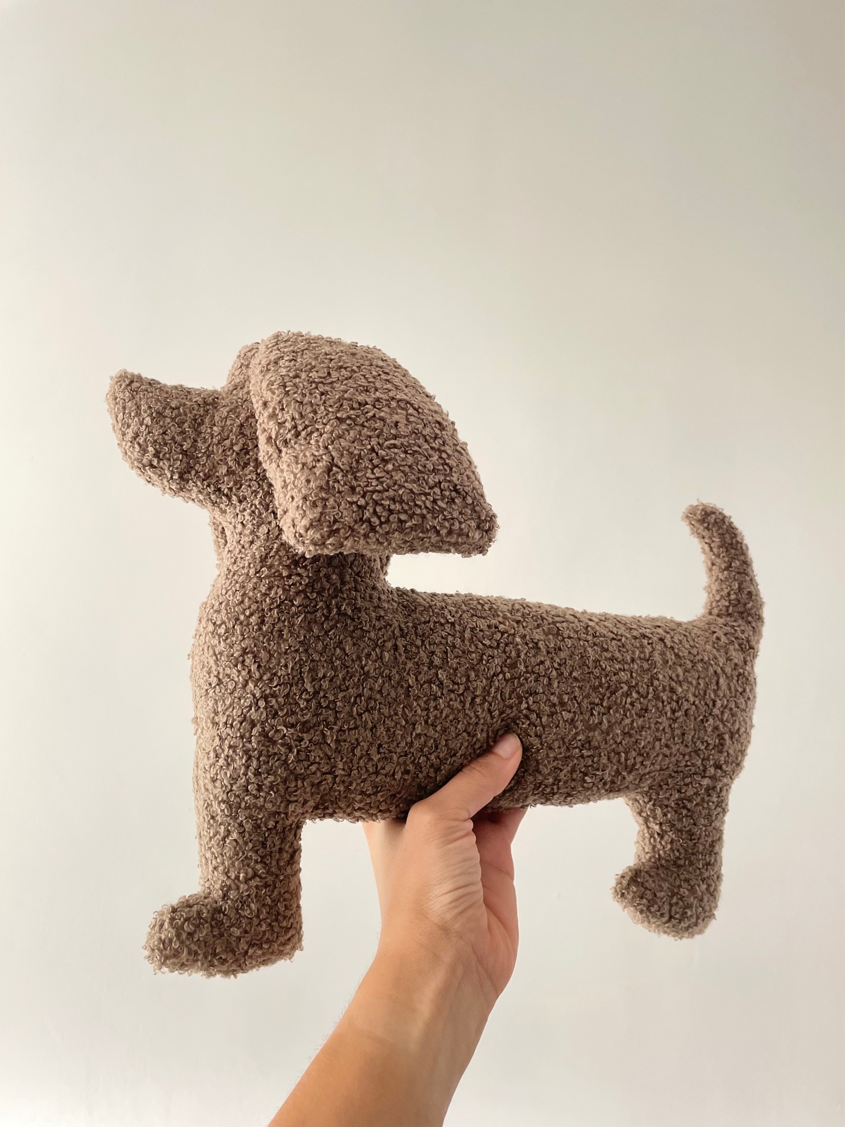 Cojín Perrito Café