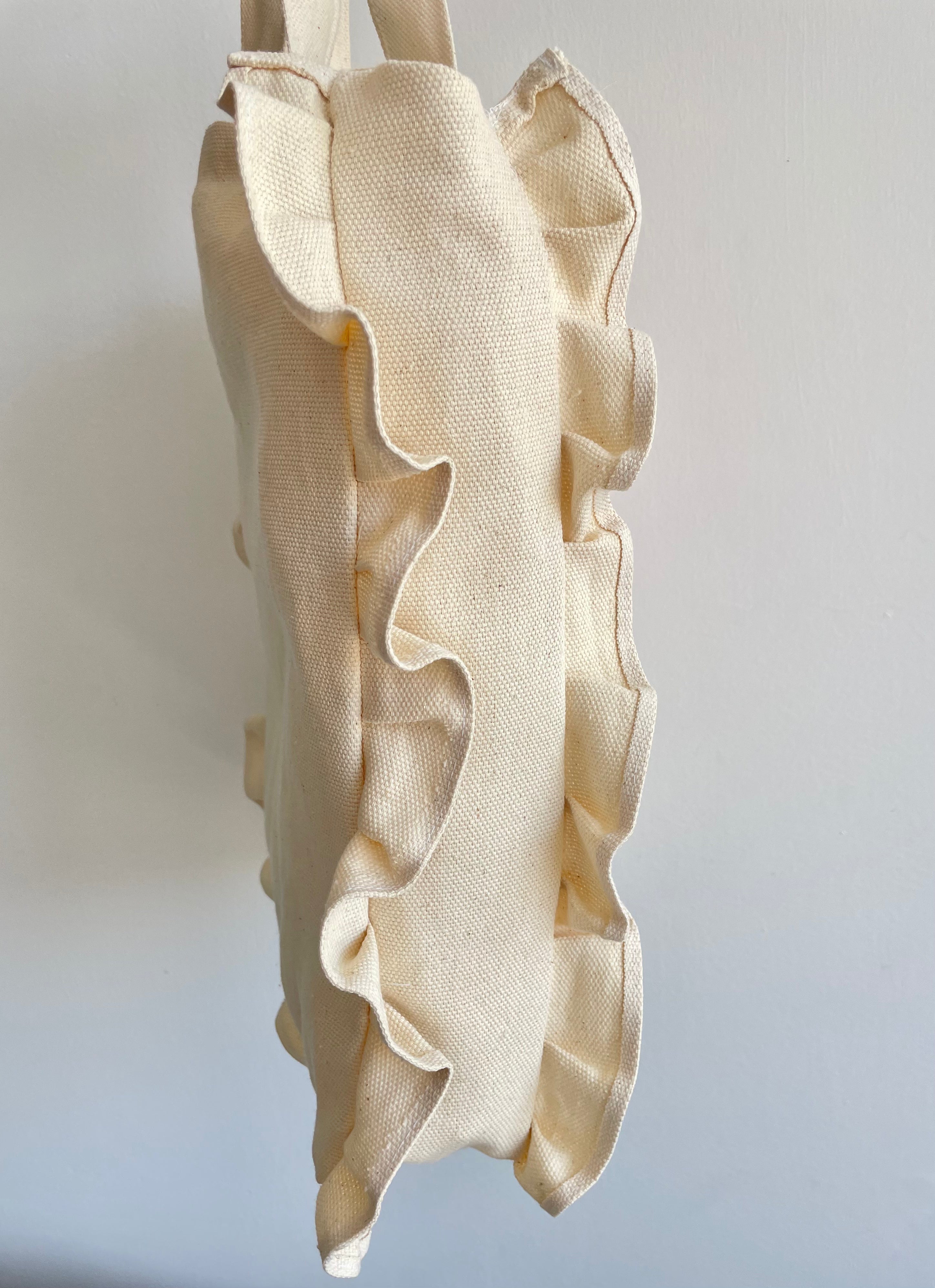 Ruffled Tote Bag